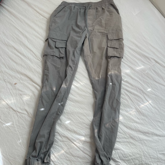 Grey Cargo Joggers - Picture 3 of 3